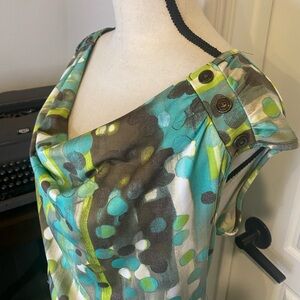 Multicolor Sleeveless Blouse